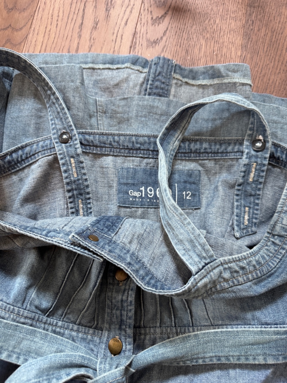 Gap 1969* Vintage Denim Dress - Picture 8 of 10